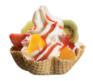 Wafeltopper vers fruit kopiëren